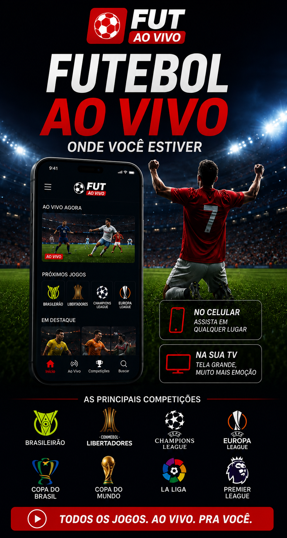 FutAovivo — futebol ao vivo no celular e na Smart TV